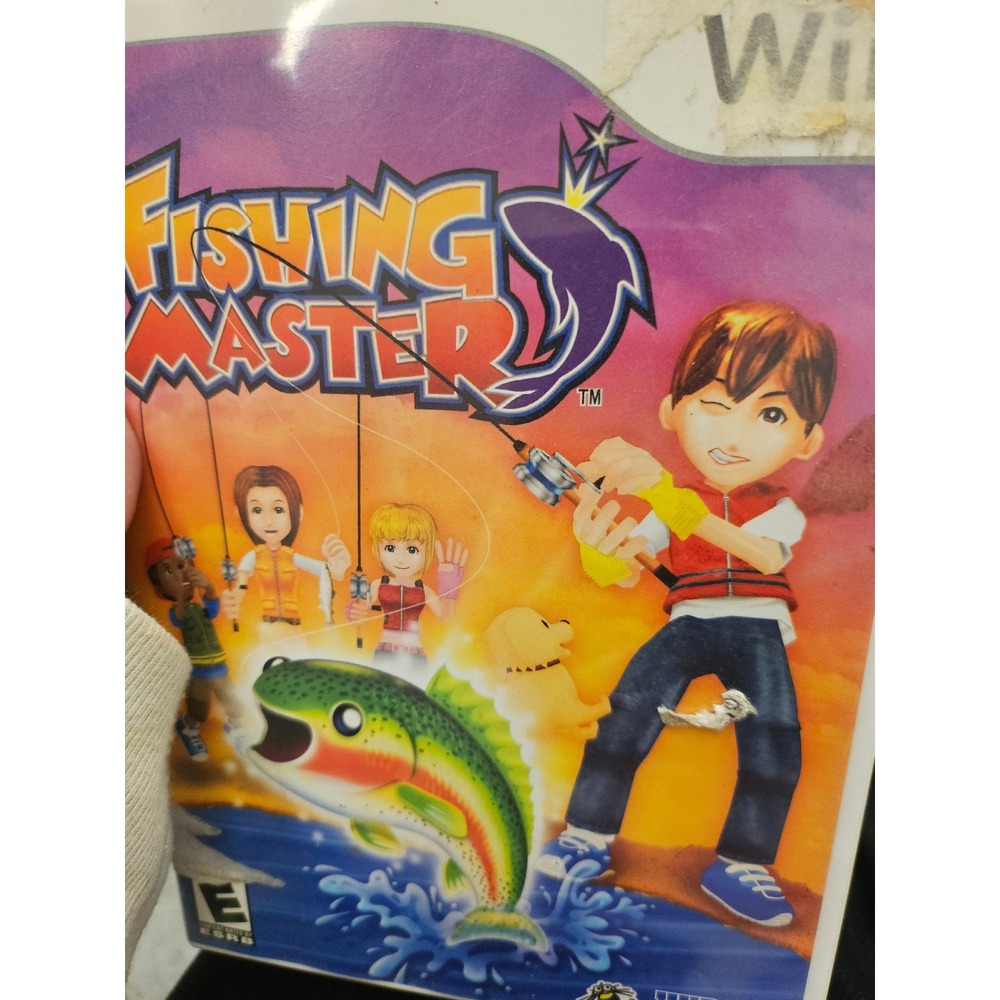 Fishing Master Nintendo Wii Hudson Soft Arcade Sports Game RVL-RTRE-USA